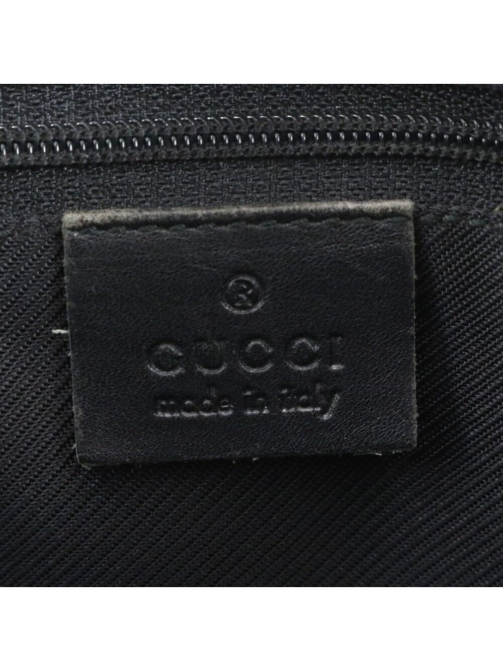 Gucci GG Canvas Leather Tote Shoulder Hand Black - Picture 9 of 10